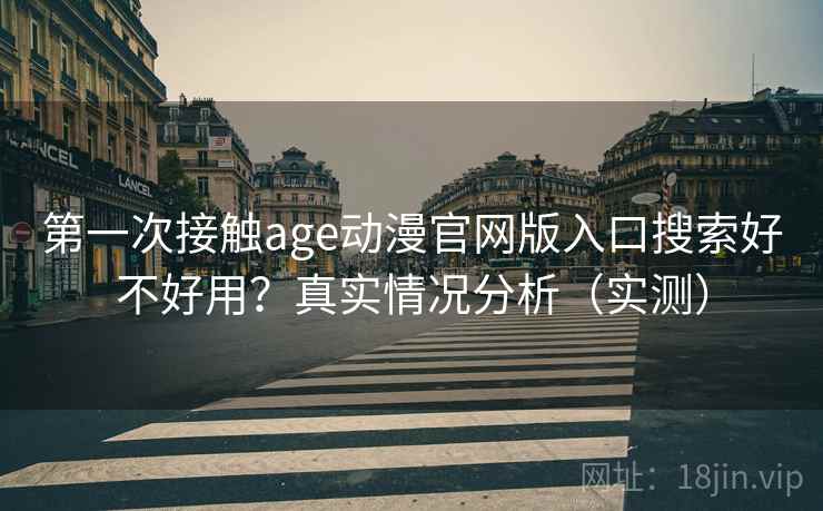 第一次接触age动漫官网版入口搜索好不好用？真实情况分析（实测）
