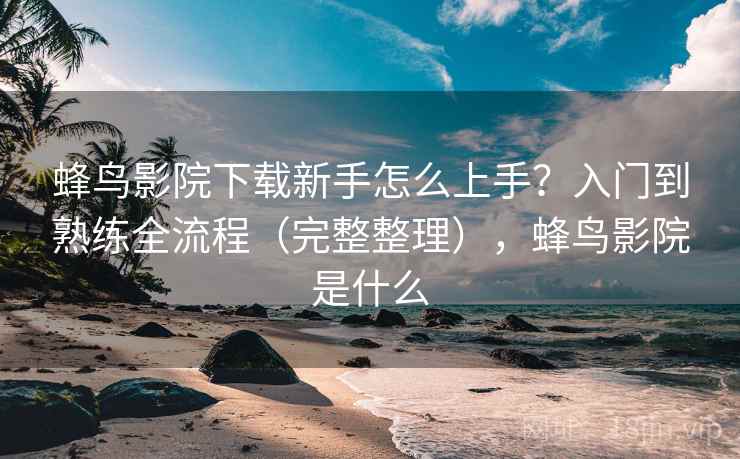 蜂鸟影院下载新手怎么上手？入门到熟练全流程（完整整理），蜂鸟影院是什么