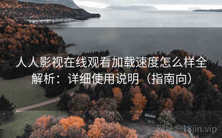 人人影视在线观看加载速度怎么样全解析：详细使用说明（指南向）
